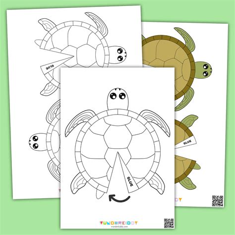 Printable Turtle Craft Template