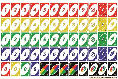 Printable Uno Game