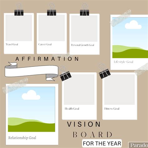 Printable Vision Board Template
