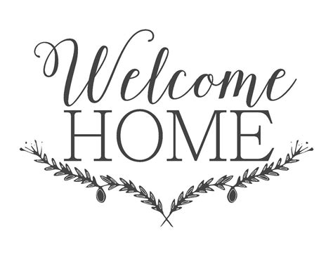 Printable Welcome Home Signs