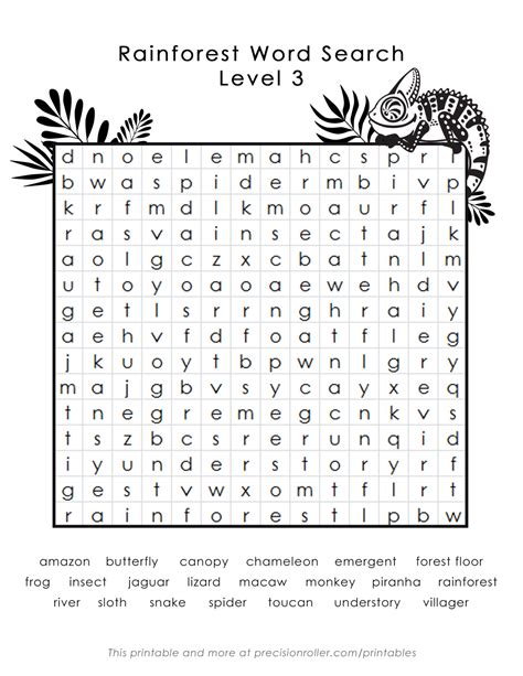 Printable Woedsearch