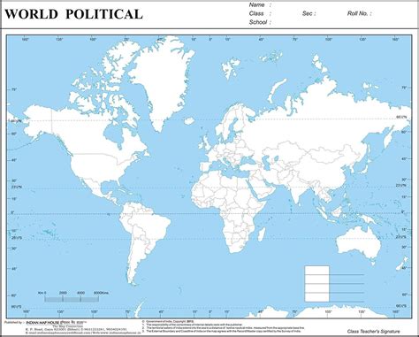 Printable World Political Map