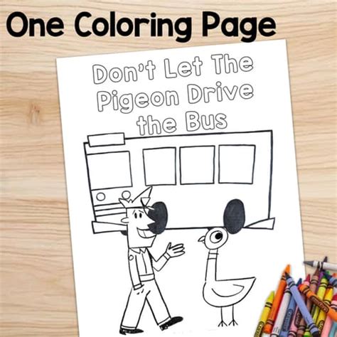 Printables For Dont Let The Pigeon Drive The Bus