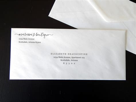 Printing On Envelopes Template