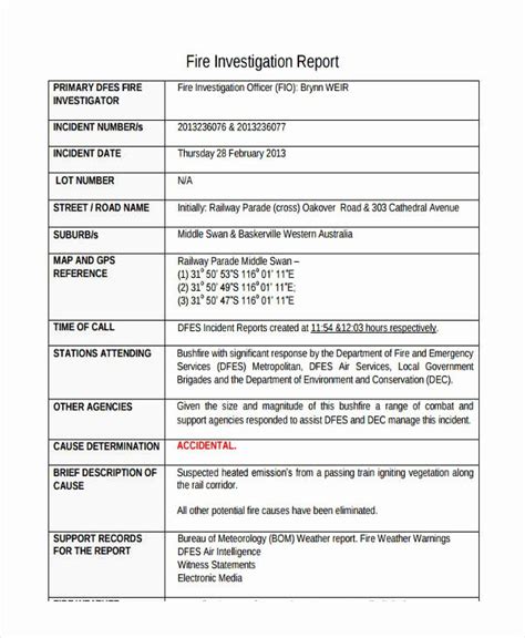 Private Investigator Report Templates