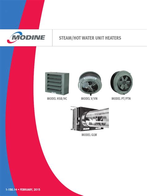 Product Data Hot Water Unit Heaters Catalog