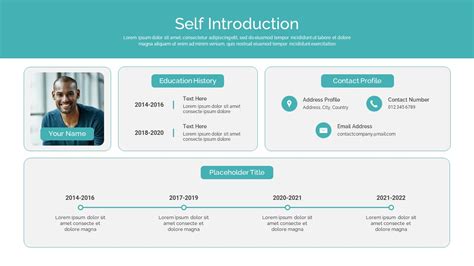 Professional Self Introduction Presentation Template