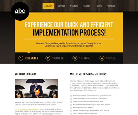 Professional Services Website Templates