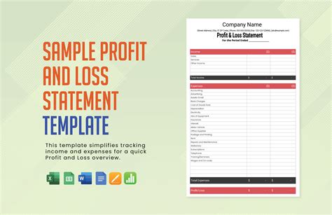 Profit And Loss Word Template