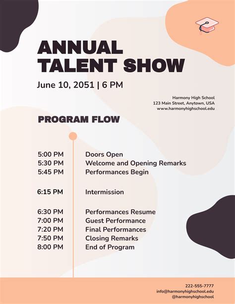 Program Template Free