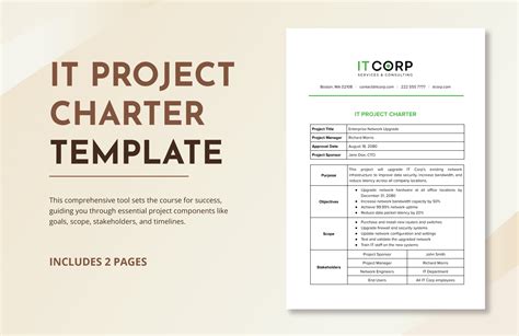 Project Charter Template Google Docs