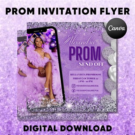 Prom Send Off Invitation Template