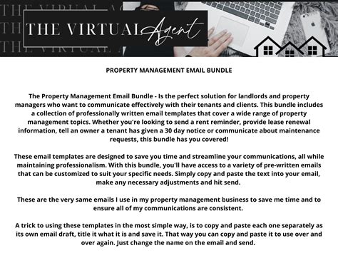 Property Management Email Templates