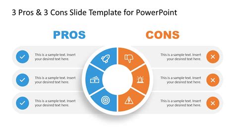 Pros And Cons Slide Template