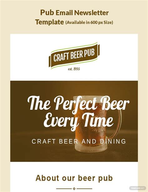 Pub Newsletter Template