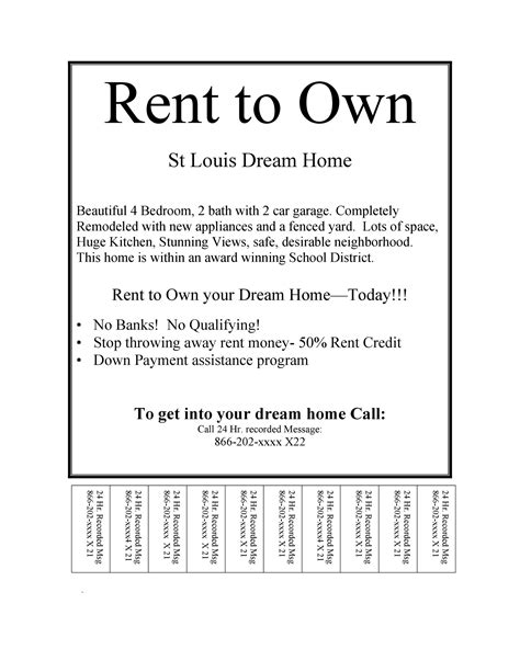 Pull Off Flyer Template