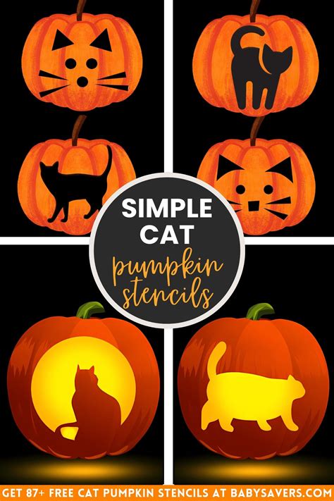 Pumpkin Cat Templates