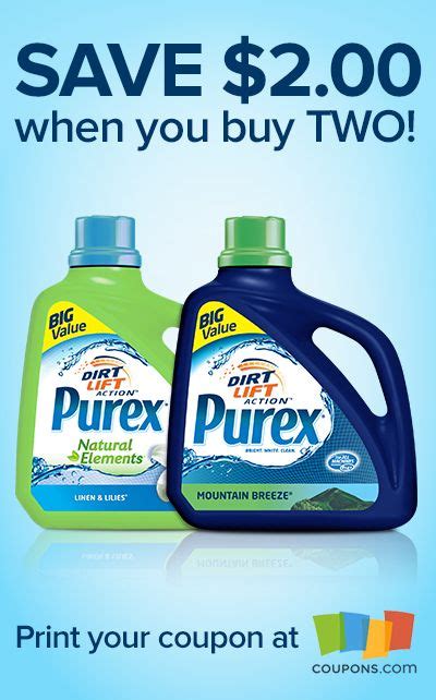 Purex Laundry Soap Printable Coupons