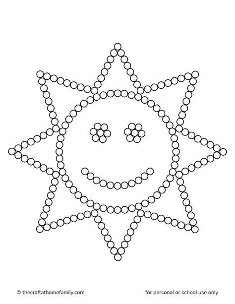 Q Tip Painting Template