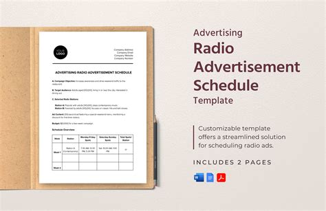Radio Advertising Template
