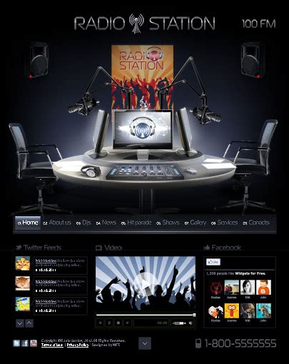 Radio Station Website Templates