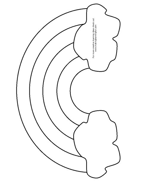 Rainbow Craft Template