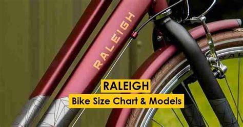 Raleigh Bike Sizing Chart