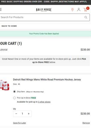 Rally House $25 Off Coupon First Order Printable