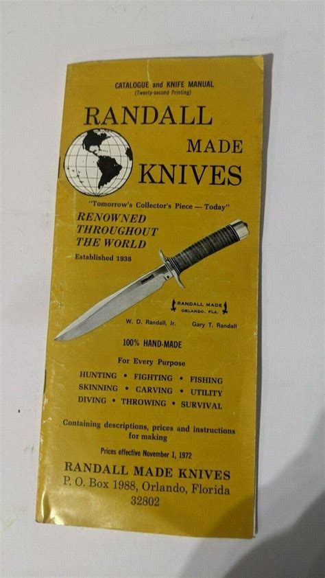Randall Made Knives Catalog