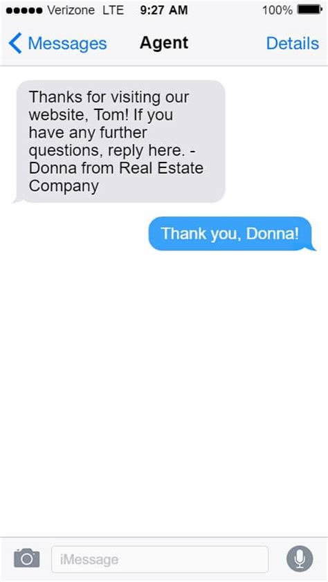 Real Estate Sms Templates