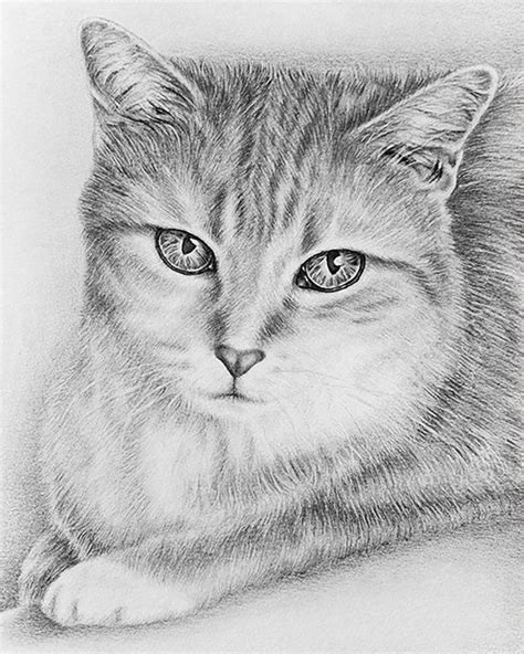 Realistic Cat Coloring Sheets