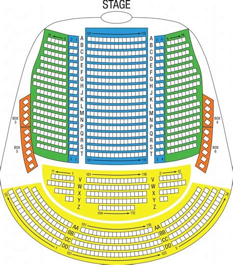 Red Rocks Seating Chart Seat Numbers