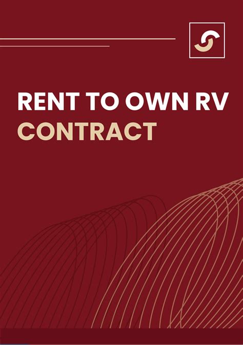 Rent To Own Rv Contract Template