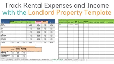 Rental Property Excel Template