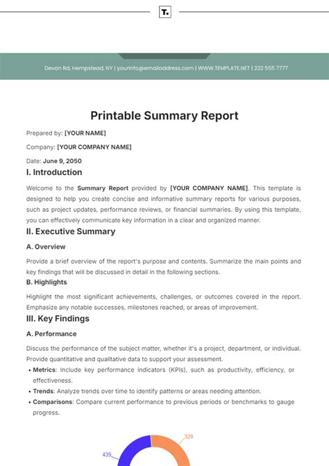 Report Template Example