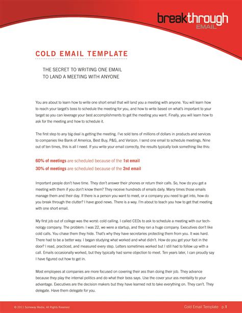 Research Email Template
