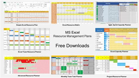 Resource Management Excel Template