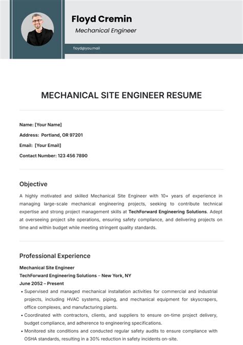 Resume Site Template