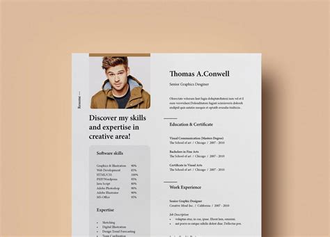 Resume Templates Indesign