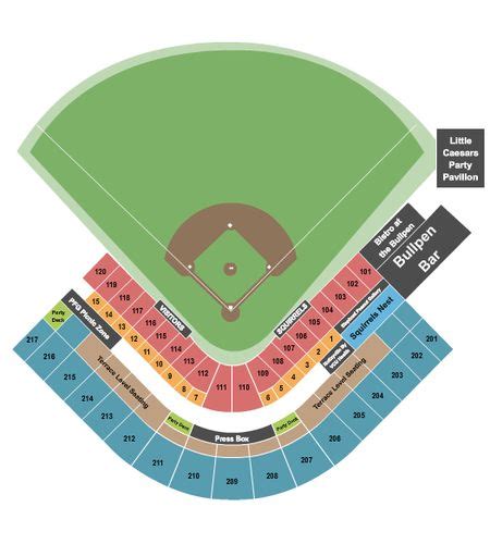 Richmond Diamond Seating Chart