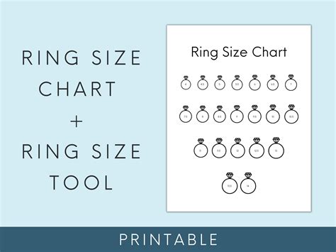 Ring Sizing Tool Printable