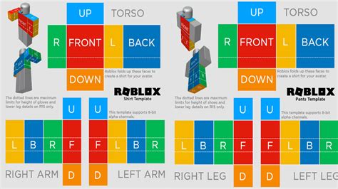 Roblox Clothing Template Size