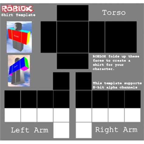 Roblox Transparent Shirt Template