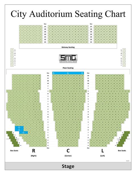 Rome City Auditorium Seating Chart