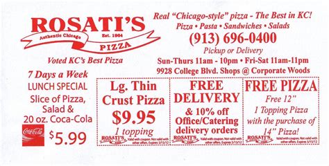 Rosatis Coupons Printable