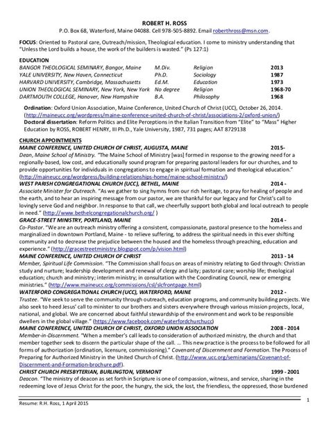 Ross Resume Template