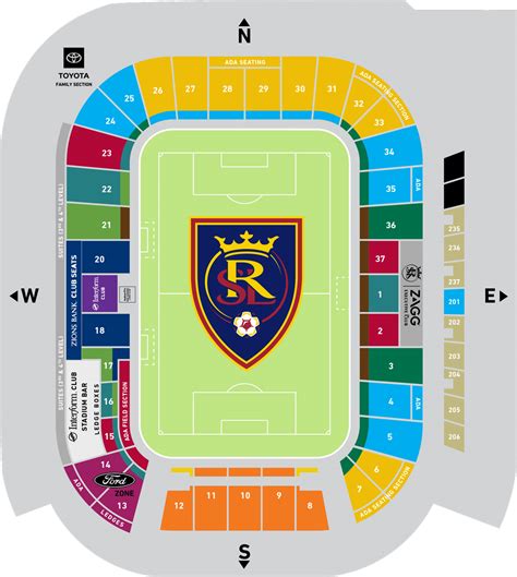 Rsl Stadium Seating Chart