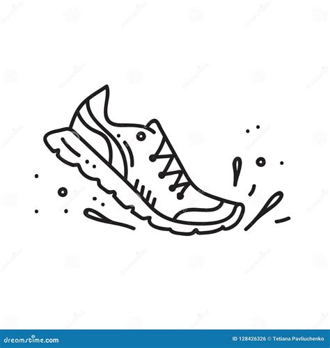 Running Shoes Drawing