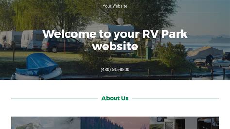 Rv Park Website Template