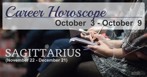 Sagittarius Next Week Career Horoscope